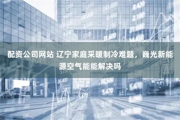 配资公司网站 辽宁家庭采暖制冷难题，巍光新能源空气能能解决吗